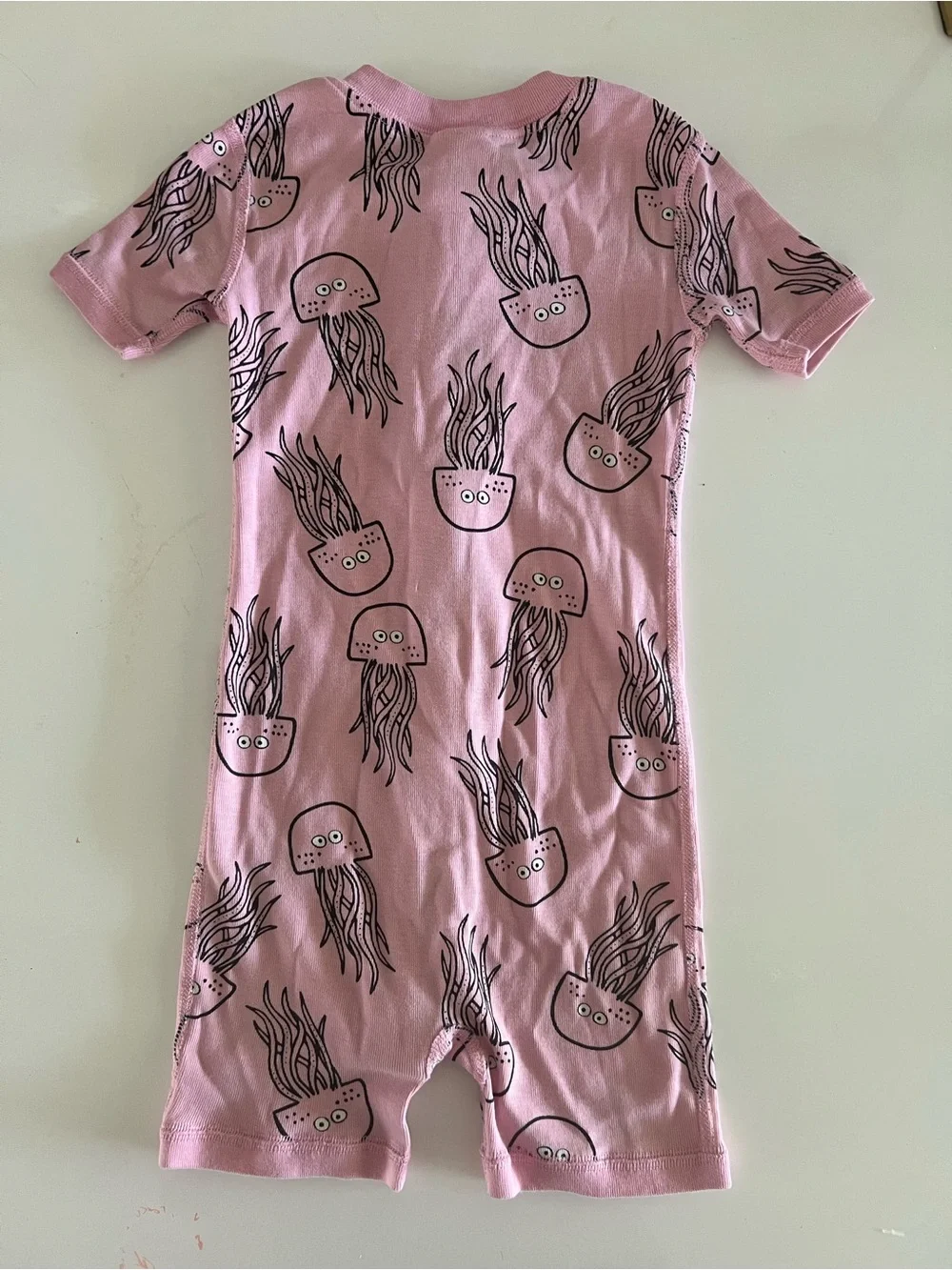 Hanna Andersson Pink Jellyfish Shortie Pajamas 3T Organic Cotton